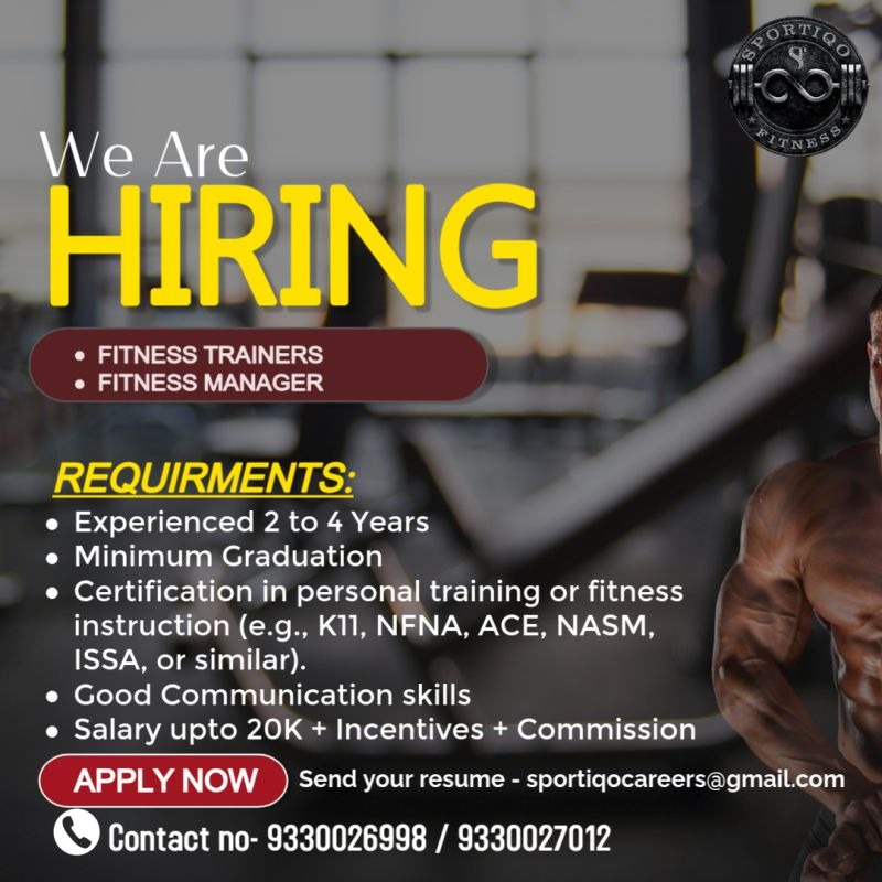 Fitness Trainer & Fitness Manager